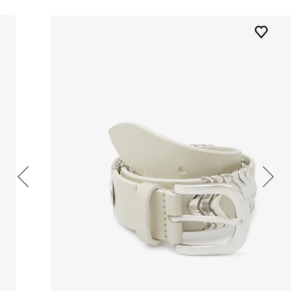 Isabel Marant Tehora Belt White Chevron - Picture 3 of 8